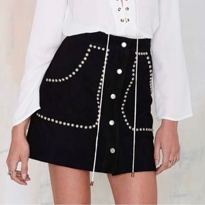 Nasty Gal - Ladyland suede skirt
